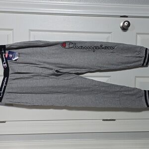 NEW CHAMPION Athleticwear NWT waffle rib cuff sleep pant in Gray Size Large**